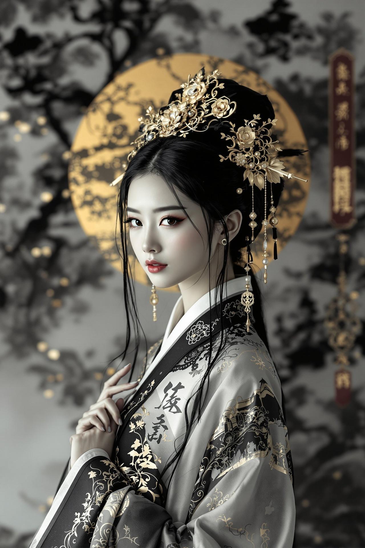汉服少女-墨染 - cos社唯美写真作品